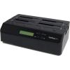 StarTech.com Dual Bay Hard Drive Duplicator and Eraser, External Standalone HDD/SSD Cloner / Copier, USB 3.0 to SATA Docking Station, Hard Disk Copier / Sanitizer / Wiper Tool (SATDOCK2REU3),Black(2 Bay)