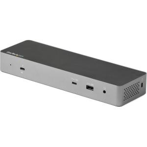 StarTech.com Thunderbolt 3 Dock w/ USB-C Host Compatibility – Dual 4K 60Hz DisplayPort 1.4 or Dual HDMI Monitors – Single 8K – TB3/USB-C Laptop Docking Station – 96W PD, 5xUSB – 10Gbps(96W | DP 1.4 – HDMI)