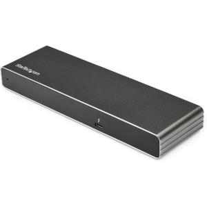 StarTech.com Thunderbolt 3 Dock w/ USB-C Host Compatibility – Dual 4K 60Hz DisplayPort 1.4 or Dual HDMI Monitors – Single 8K – TB3/USB-C Laptop Docking Station – 96W PD, 5xUSB – 10Gbps(85W Power Delivery | 2x USB-A 3.0)