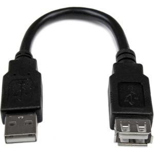 6in USB 2.0 Extension Adapter Cable A to A – M/F