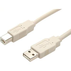 StarTech.com 3 ft Beige A to B USB 2.0 Cable – M/M – USB cable – USB (M) to USB Type B (M) – 3 ft – molded (USBFAB_3)(10 Ft)