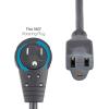 StarTech.com 3ft (1m) Piggyback Power Extension Cord – NEMA 5-15P to 2X NEMA 5-15R, 16 AWG, 125V/15A – UL Certified – 1 to 2 Outlet Saver Extension Cord – 3-Prong Electrical Power Cable (PAC1023)(6 ft (Pack of 2))