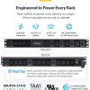 StarTech 20-Outlet Rackmount PDU, 1U Server Power Strip, 16x C13 + 4X C19, 8X Front and 12x Rear Outlets, NEMA L6-30P Wall Connection, 30A/240V, UL-Listed, TAA