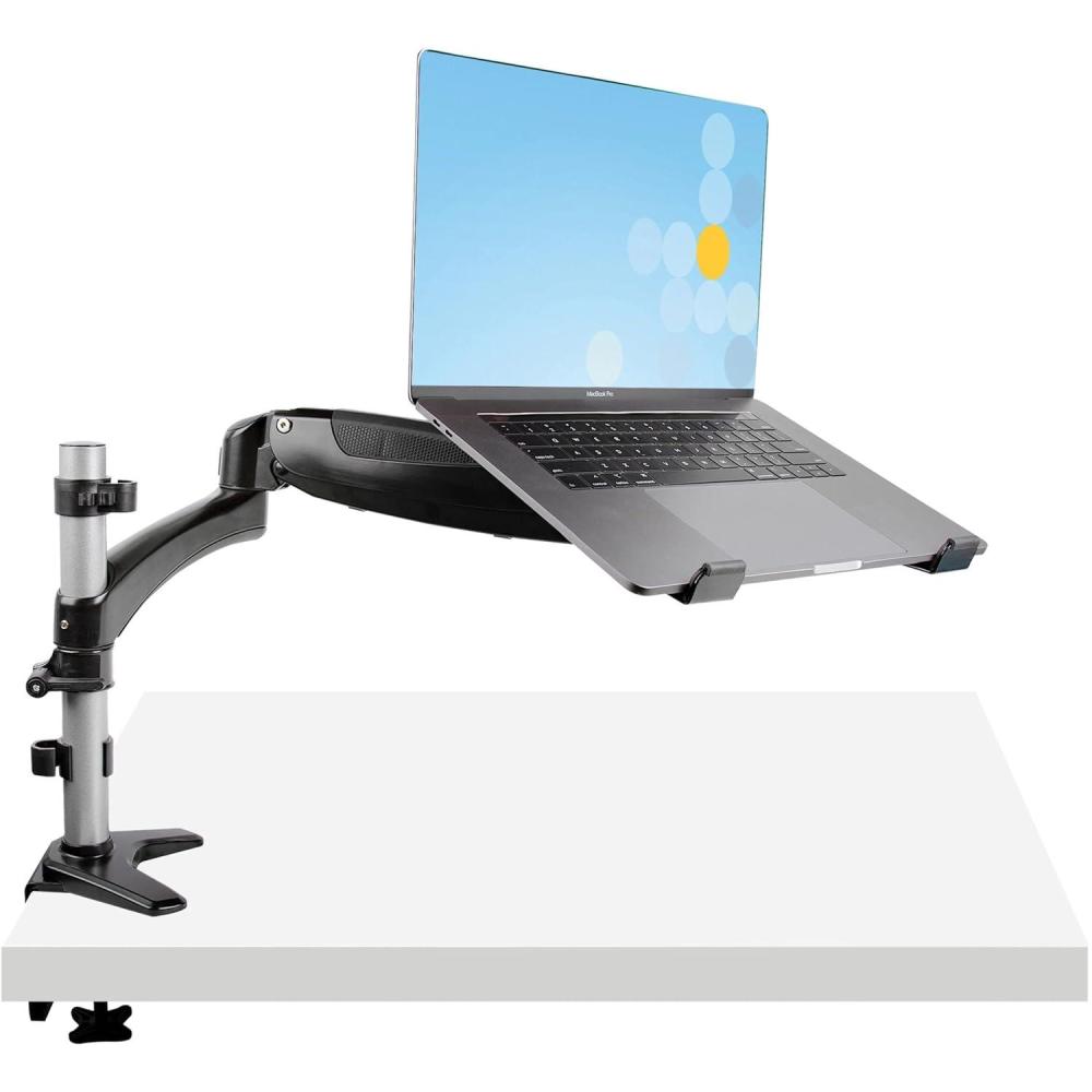 image:imageStarTechcom Laptop Monitor Stand Computer Monitor Stand Full Motion Articulating VESA Desk Mount for Displays up to 27 176lb8kgSingle Monitor or Laptop