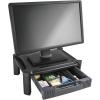 StarTech.com Adjustable Monitor Riser – Large – Drawer – Monitors up to 32”- Adjustable Height – Desk Monitor Stand (MONSTADJDL)(6.6″ x 13″ x 17.1″)