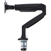 StarTech.com Desk Mount Monitor Arm – Full Motion Articulating – Monitors 12 to 34 Adjustable VESA Single Monitor Arm – Desk & Grommet Clamp -Silver (ARMPIVOTHD)(Black)