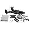 StarTech.com Desk Mount Monitor Arm – Full Motion Articulating – Monitors 12 to 34 Adjustable VESA Single Monitor Arm – Desk & Grommet Clamp -Silver (ARMPIVOTHD)(Black)