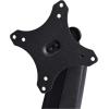 StarTech.com Desk Mount Monitor Arm – Full Motion Articulating – Monitors 12 to 34 Adjustable VESA Single Monitor Arm – Desk & Grommet Clamp -Silver (ARMPIVOTHD)(Black)
