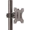 StarTech.com Single Monitor Desk Mount, Heavy Duty Pole Mount for up to 34″ (17.6lb/8kg) VESA Compatible Displays, Ergonomic Height Adjustable Monitor Arm, Desk & Grommet Clamp(Silver)