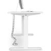 StarTech.com Spine Cable Management – Weighted Base Plate – Cord Cover – Cable Organizer – Cord Protector – Cable Raceway (CMVBMOD) Silver
