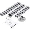 StarTech.com Spine Cable Management – Weighted Base Plate – Cord Cover – Cable Organizer – Cord Protector – Cable Raceway (CMVBMOD) Silver