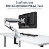 StarTech.com Thin Client Mount – Mini PC VESA Mount – Adjustable .7 to 2.8″ – Under Desk Computer Mount – Mac Mini Monitor Mount (ACCSMNT)(VESA Mounted)