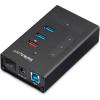 StarTech.com USB-C Hub 4 Port – USB C to 3 x USB A and 1 x USB C – USB 3.0 – Mountable – Industrial – Powered USB Hub – USB Port Expander (HB30C3A1CST)(1″ x 2.4″ x 3.9″)