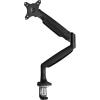 StarTech.com Desk Mount Monitor Arm – Full Motion Articulating – Monitors 12 to 34 Adjustable VESA Single Monitor Arm – Desk & Grommet Clamp -Silver (ARMPIVOTHD)(Black)