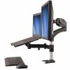 StarTech.com Laptop Monitor Stand, Computer Monitor Stand, Full Motion Articulating, VESA Desk Mount for Displays up to 27″ (17.6lb/8kg)(Dual)