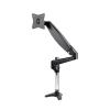 StarTech.com Laptop Monitor Stand, Computer Monitor Stand, Full Motion Articulating, VESA Desk Mount for Displays up to 27″ (17.6lb/8kg)(Single)