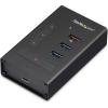 StarTech.com USB-C Hub 4 Port – USB C to 3 x USB A and 1 x USB C – USB 3.0 – Mountable – Industrial – Powered USB Hub – USB Port Expander (HB30C3A1CST)(1″ x 2.4″ x 3.9″)