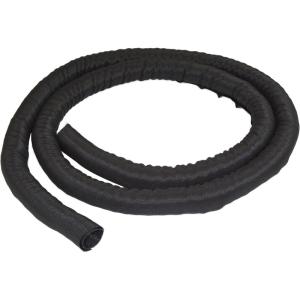 StarTech.com 6.5′ (2m) Cable Management Sleeve – Flexible Coiled Cable Wrap – 1.0-1.5″ dia. Expandable Sleeve – Polyester Cord Manager/Protector/Concealer – Black Trimmable Cable Organizer (WKSTNCM)(1″ x 1″ x 79.20″)