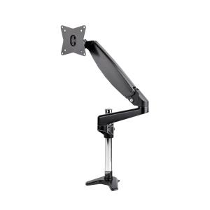 StarTech.com Laptop Monitor Stand, Computer Monitor Stand, Full Motion Articulating, VESA Desk Mount for Displays up to 27″ (17.6lb/8kg)(Single)