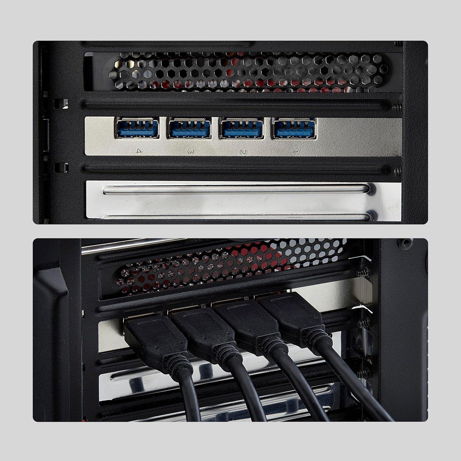 image:imageStarTech 4Port USBA 10Gbps PCIe Card 4X Independent USB 32 Controllers PCI Express 30 Expansion Card TAAUSBA
