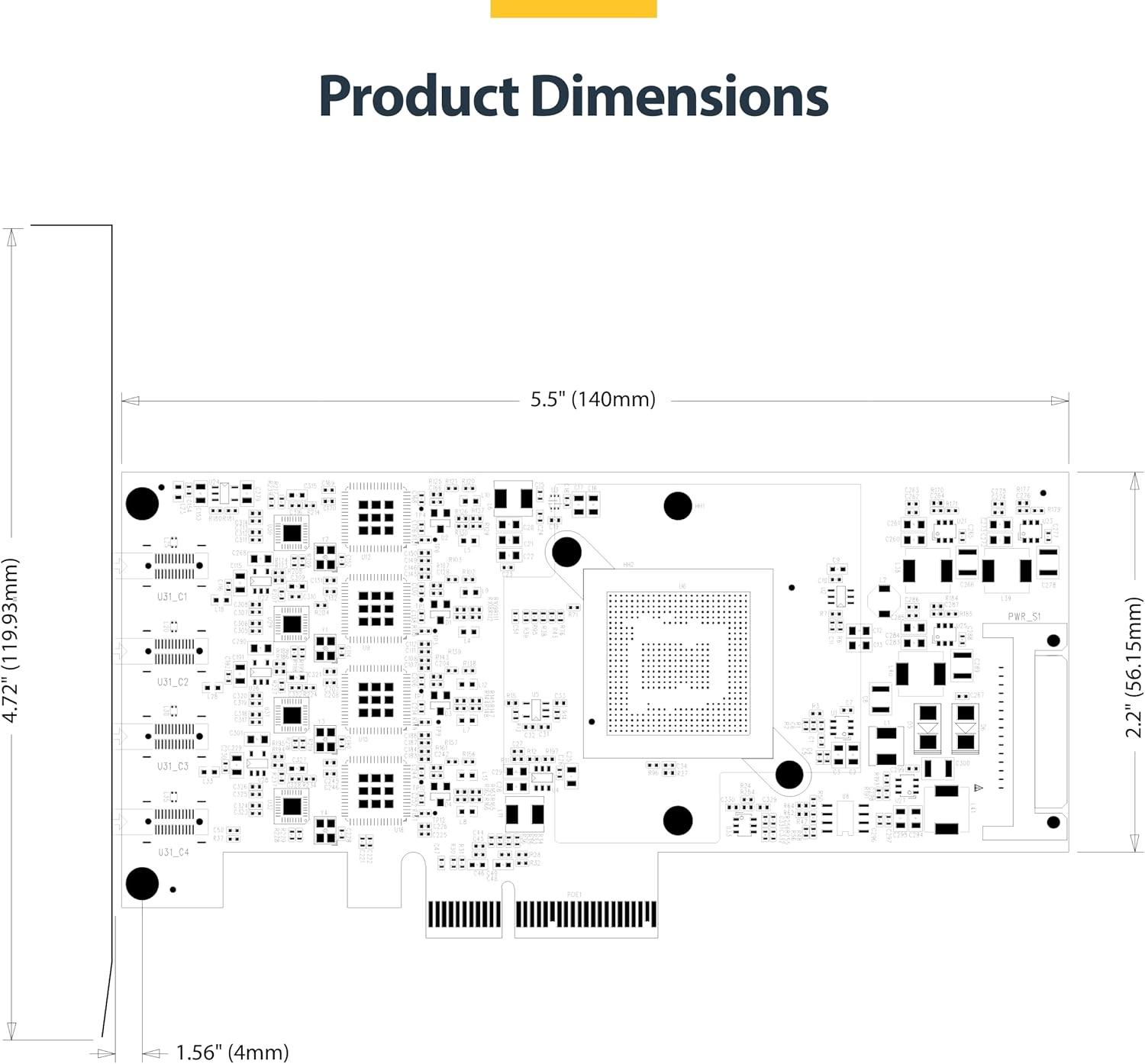 image:imageStarTech 4Port USBA 10Gbps PCIe Card 4X Independent USB 32 Controllers PCI Express 30 Expansion Card TAAUSBC