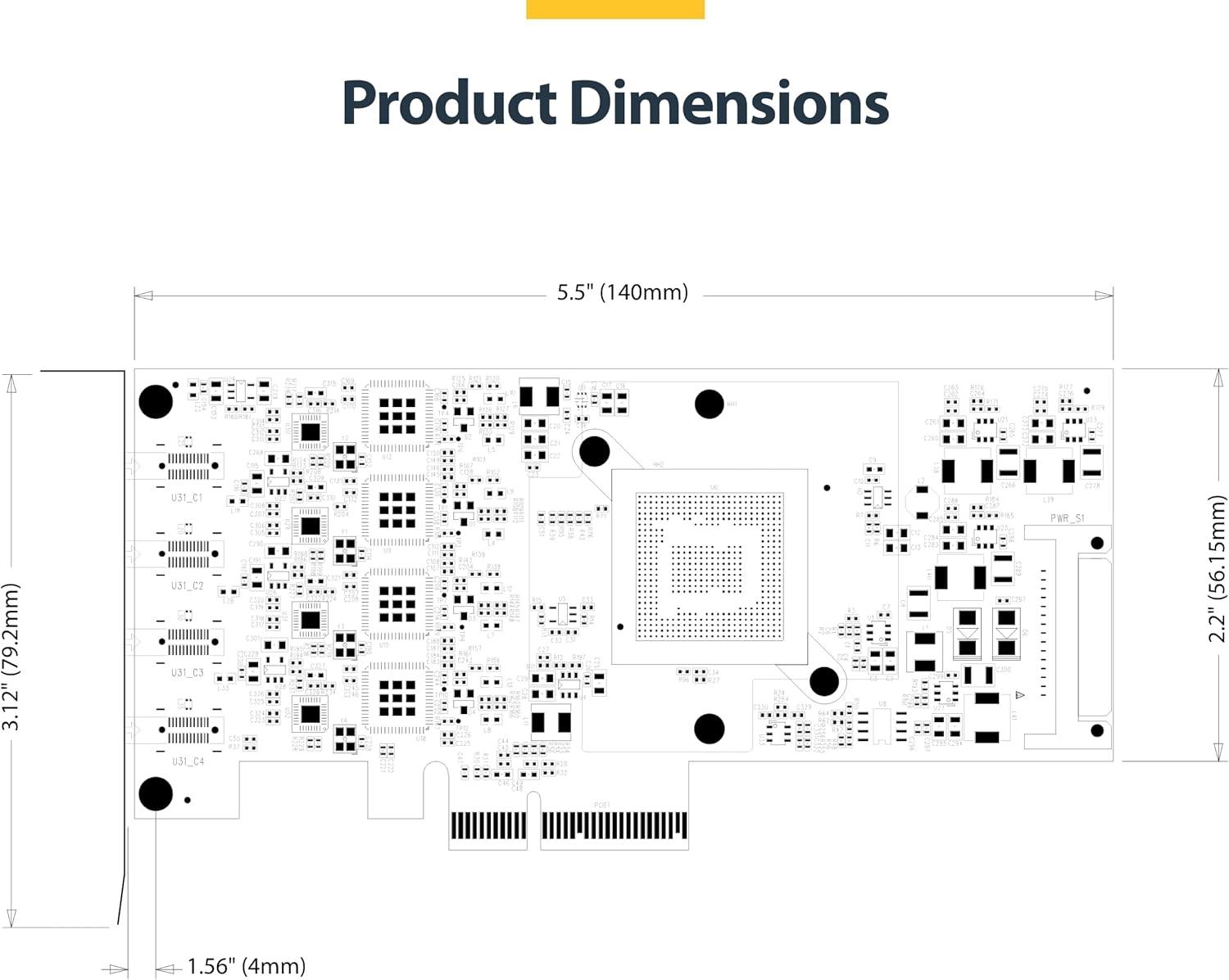 image:imageStarTech 4Port USBA 10Gbps PCIe Card 4X Independent USB 32 Controllers PCI Express 30 Expansion Card TAAUSBC Low Profile