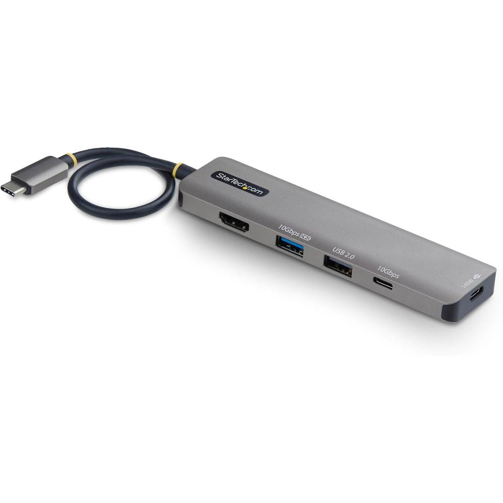 image:imageStarTech 5in1 USB C Hub USBC to HDMI Multiport Adapter with 140W Power Delivery Charging 4K 60Hz HDMI 10Gbps Hub Mini Dock for MacBook Dell Thinkpad HP140W