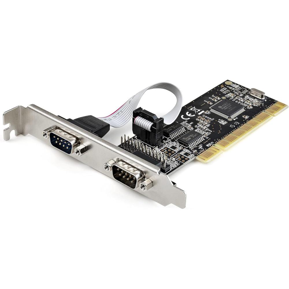 image:imageStarTechcom PCI Serial Parallel Combo Card with Dual Serial RS232 Ports DB9 amp 1x Parallel LPT Port DB25 PCI Combo Adapter Card PCI Expansion Card Controller PCI to Printer Card PCI2S1P2