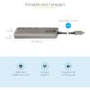 StarTech 5-in-1 USB C Hub, USB-C to HDMI Multiport Adapter with 140W Power Delivery Charging, 4K 60Hz HDMI, 10Gbps Hub, Mini Dock for MacBook, Dell, Thinkpad, HP(100W)