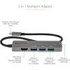 StarTech 5-in-1 USB C Hub, USB-C to HDMI Multiport Adapter with 140W Power Delivery Charging, 4K 60Hz HDMI, 10Gbps Hub, Mini Dock for MacBook, Dell, Thinkpad, HP(100W)