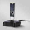 StarTech USB-C/USB-A to M.2 NVMe and 2.5in/3.5in SATA Adapter, 10Gbps, Tool-Free External SSD Hard Drive Reader, B+M/M-Key(NVMe)