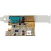 StarTech.com 1-Port PCI Express Serial Card, PCIe to RS232 (DB9) Serial Interface Card, PC Serial Card, 16C1050 UART, Standard/Low Profile Brackets, COM Retention, Windows/Linux, TAA