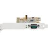 StarTech.com 1-Port PCI Express Serial Card, PCIe to RS232 (DB9) Serial Interface Card, PC Serial Card, 16C1050 UART, Standard/Low Profile Brackets, COM Retention, Windows/Linux, TAA