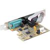 StarTech.com 2-Port PCI Express Serial Interface Card, Dual Port PCIe to RS232 (DB9) Serial Card, 16C1050 UART, Standard/Low Profile Brackets, COM Retention, for Windows/Linux, TAA