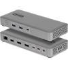 StarTech USB4 Docking Station, Driverless Dual 4K 144Hz for Mac and Windows, Universal USB-C Dock to DisplayPort with 100W PD and 2.5GbE (208N-USB4-DOCK)
