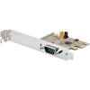 StarTech.com 1-Port PCI Express Serial Card, PCIe to RS232 (DB9) Serial Interface Card, PC Serial Card, 16C1050 UART, Standard/Low Profile Brackets, COM Retention, Windows/Linux, TAA