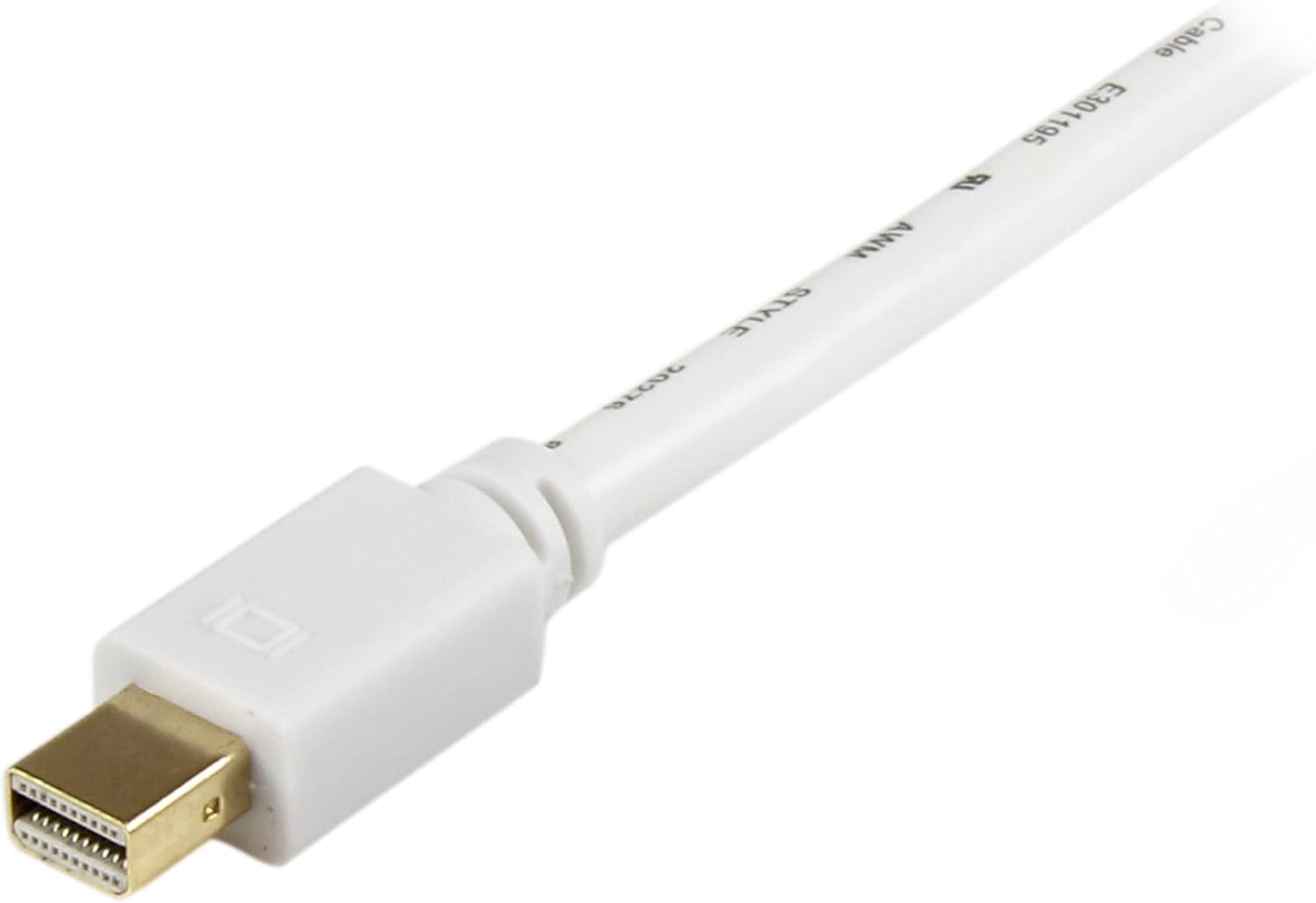 image:imageStarTechcom 10 ft Mini DisplayPort to VGA Adapter Cable mDP to VGA Video Converter Mini DP to VGA Cable for MacPC 1920x1200 White MDP2VGAMM10W