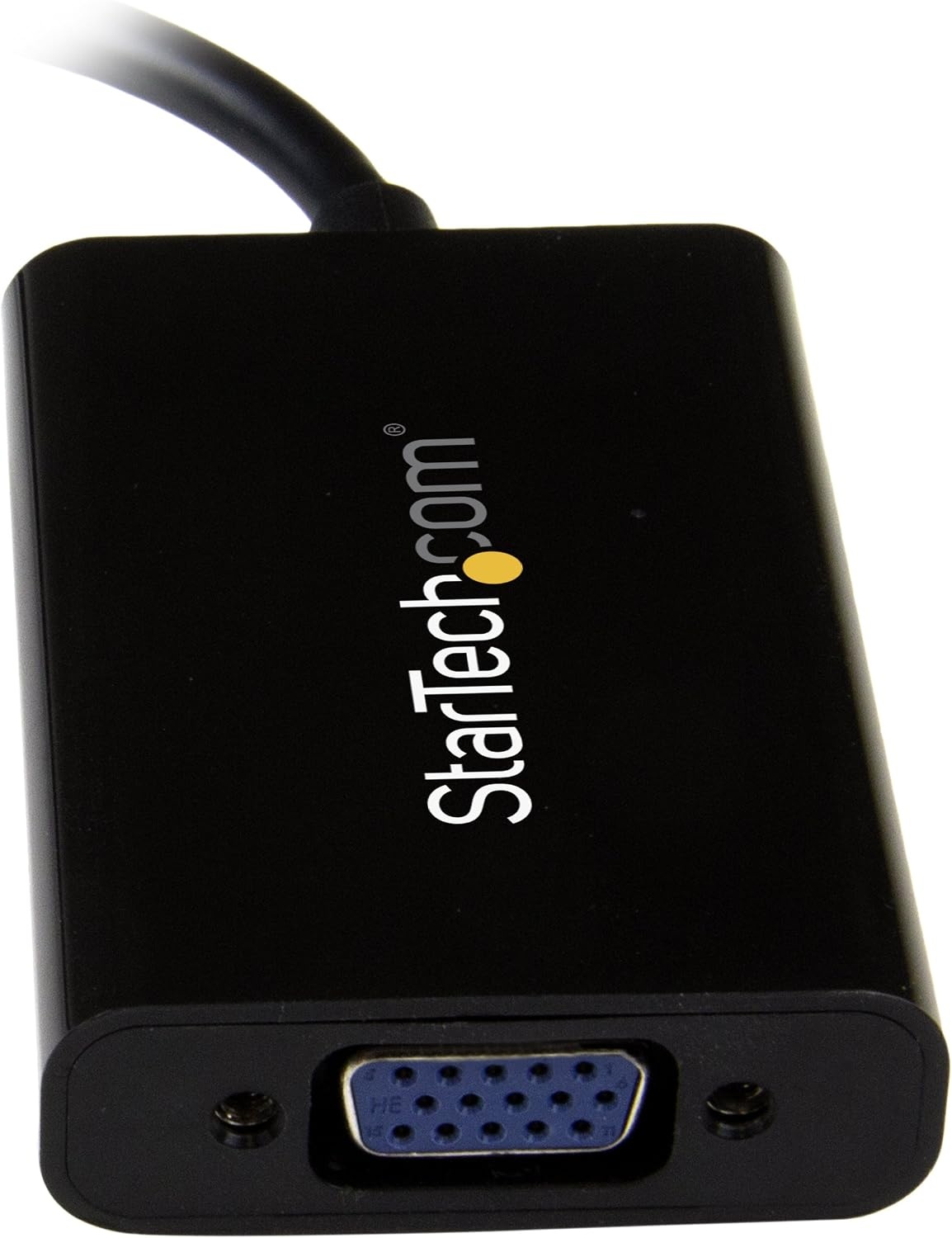 image:imageStarTechcom Mini DisplayPort to VGA Adapter with Audio Mini DP to VGA Converter 1920x1200 MDP2VGAA