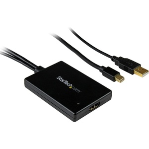 StarTech.com Mini DisplayPort to HDMI Adapter with USB Audio – Mini DP to HDMI (MDP2HDMIUSBA)