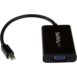 StarTech.com Mini DisplayPort to VGA Adapter with Audio – Mini DP to VGA Converter – 1920×1200 (MDP2VGAA)