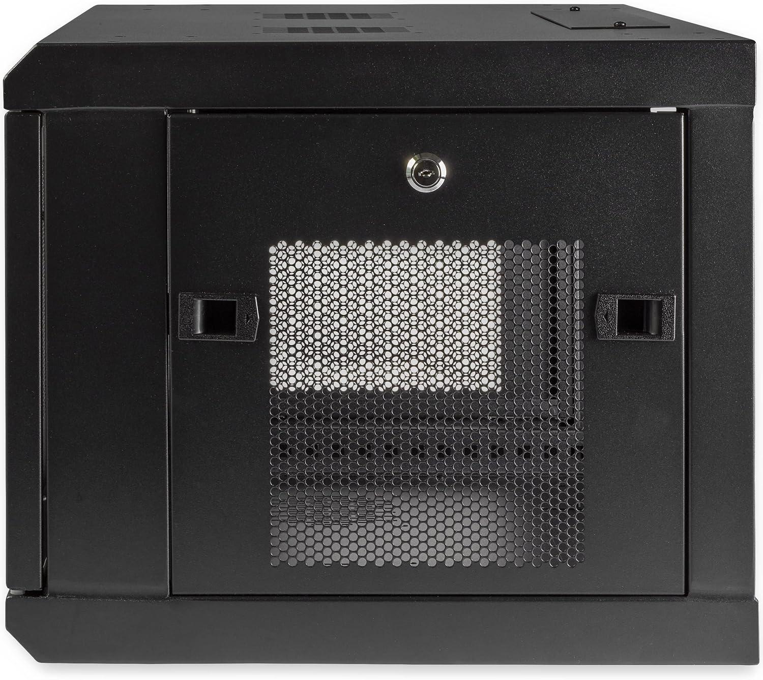 imageStarTechcom 15U 4 Post Wall Network Cabinet with 1U Shelf 19quot Wall Server Rack for IT EquipmentDataFixed Max Depth 38 cm
