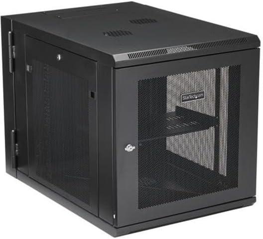 imageStarTechcom 15U 4 Post Wall Network Cabinet with 1U Shelf 19quot Wall Server Rack for IT EquipmentDataFixed Max Depth 61 cm