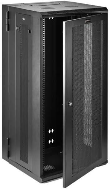 imageStarTechcom 15U 4 Post Wall Network Cabinet with 1U Shelf 19quot Wall Server Rack for IT EquipmentDataHinge Max Depth 16