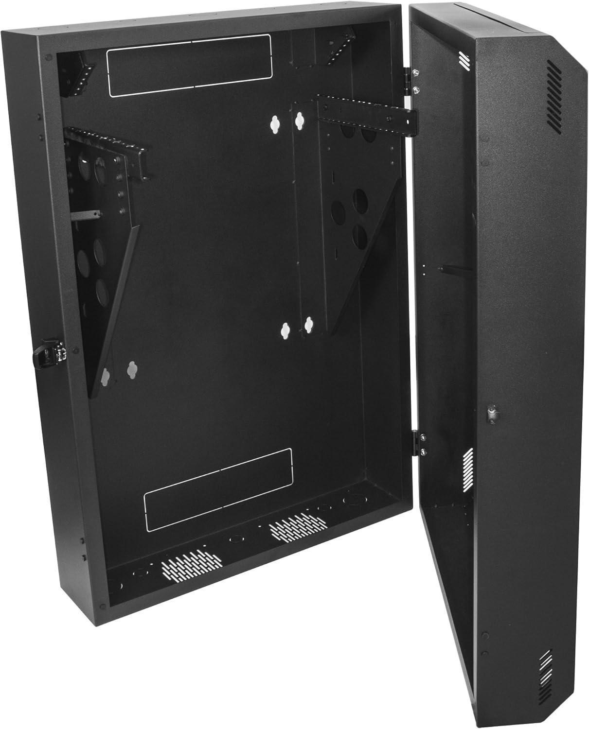 imageStarTechcom 6U Network Wall Cabinet Vertical Rack for Patch Bay Server Room Cabinet 30quot RK630WALVS6U