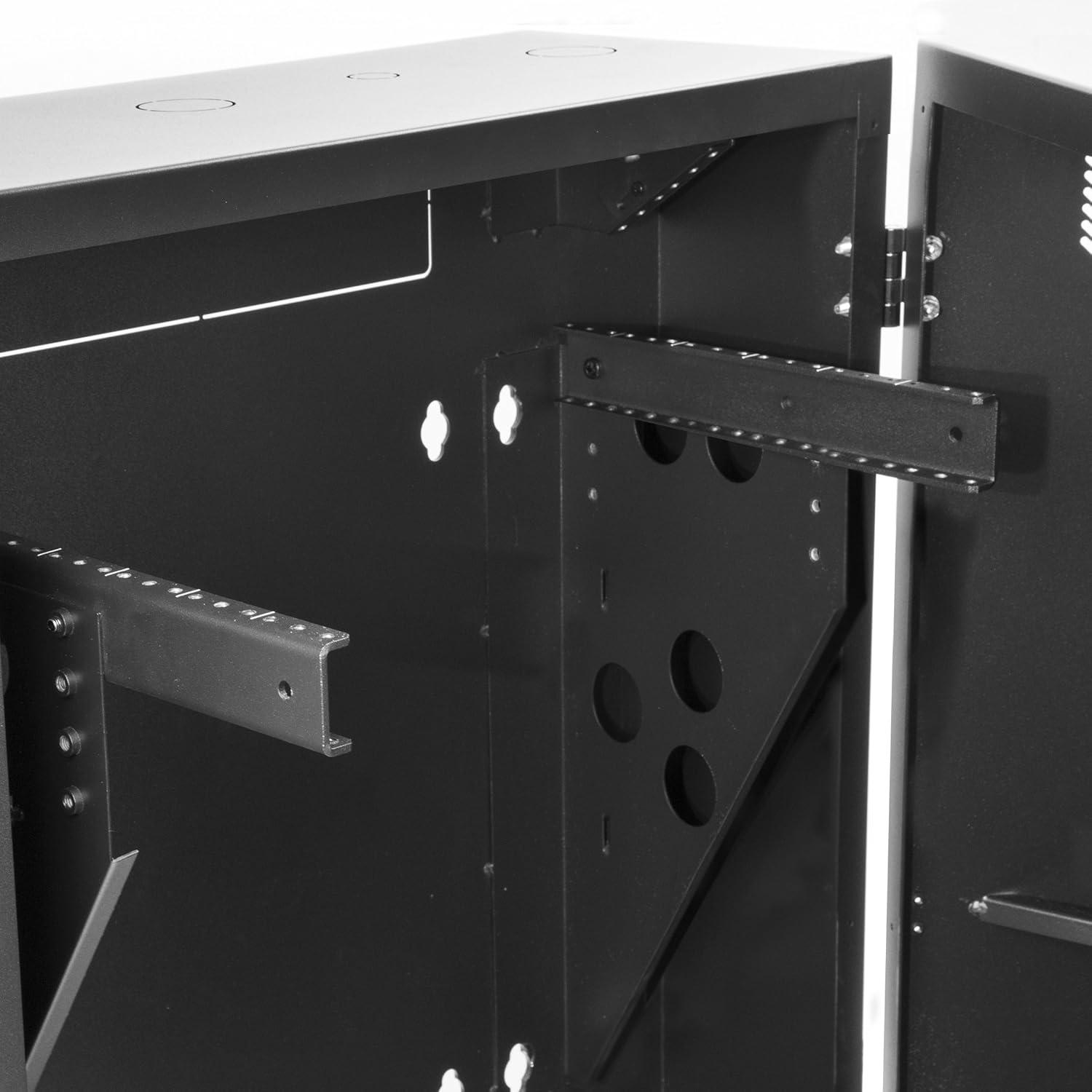 imageStarTechcom 6U Network Wall Cabinet Vertical Rack for Patch Bay Server Room Cabinet 30quot RK630WALVS6U