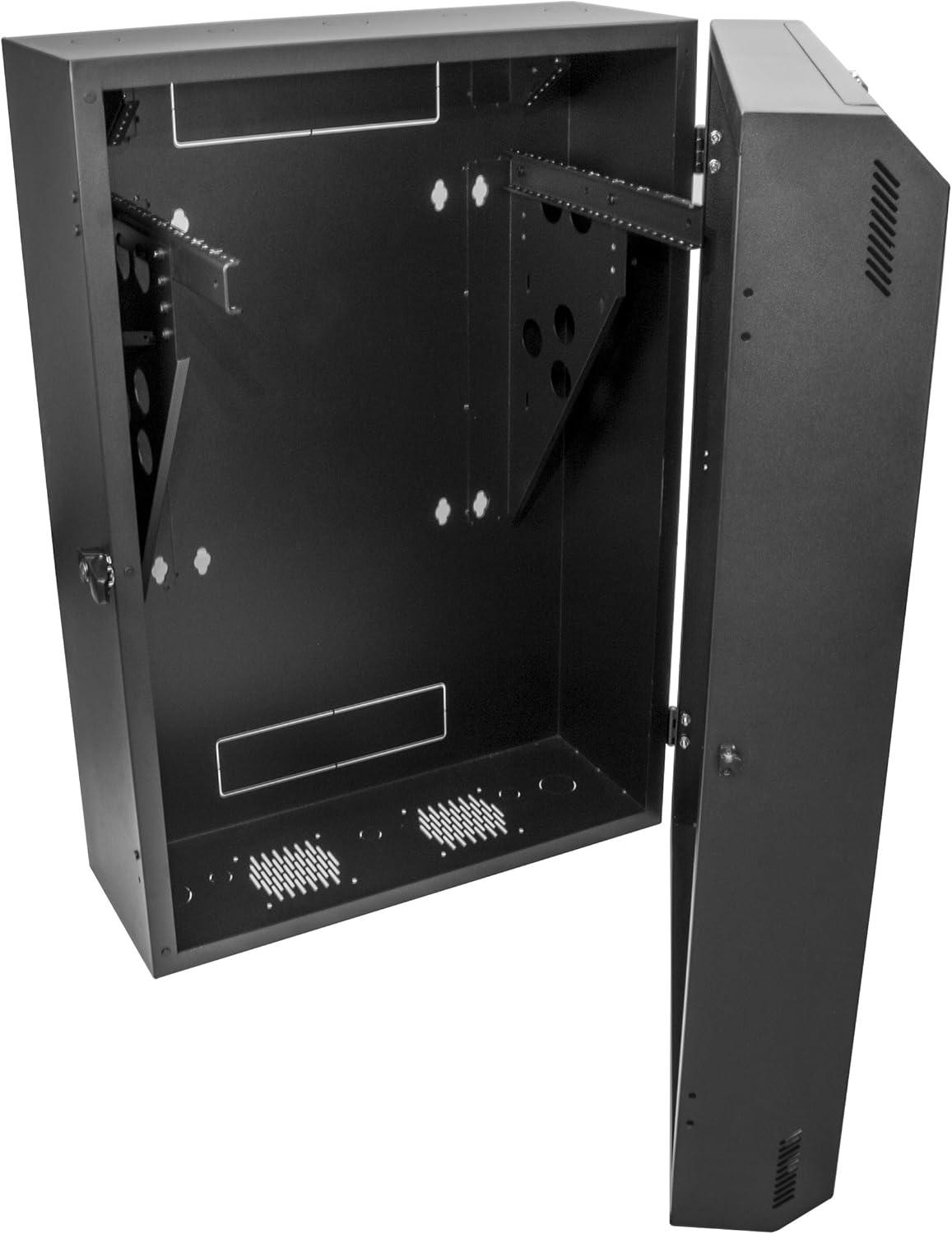 imageStarTechcom 6U Network Wall Cabinet Vertical Rack for Patch Bay Server Room Cabinet 30quot RK630WALVS8U