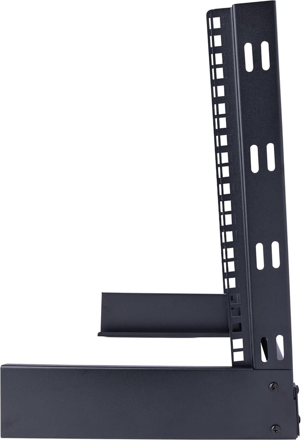 imageStarTechcom 8U Open Frame Network Rack 19quot 2Post Desktop Rack for Computers Audiovisual Equipment Media Computers Data Rooms and Server Rooms RK8OD8U