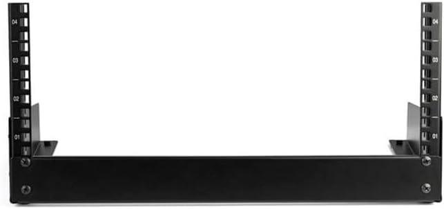imageStarTechcom 8U Open Frame Network Rack 19quot 2Post Desktop Rack for Computers Audiovisual Equipment Media Computers Data Rooms and Server Rooms RK8OD4U