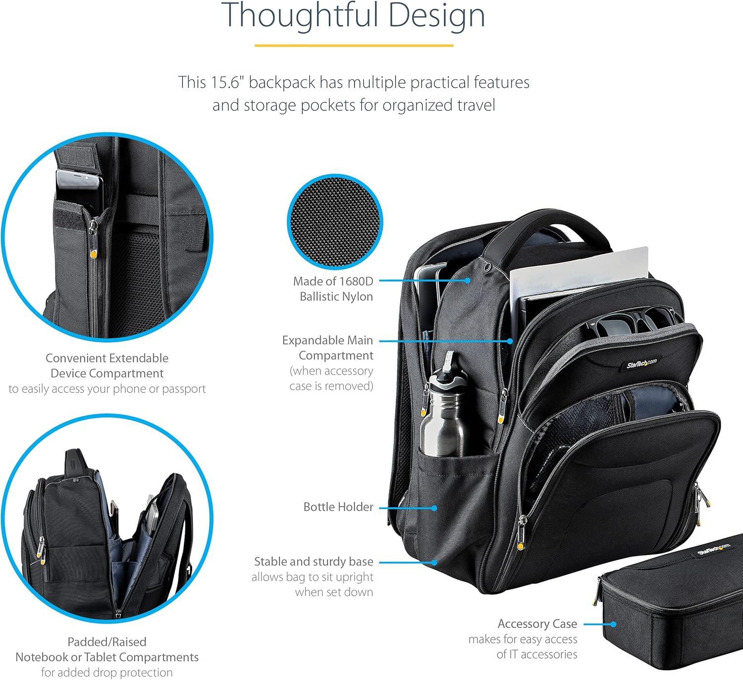 imageStarTechcom Notebook Case tui de transport Mixte lot de 1Noir