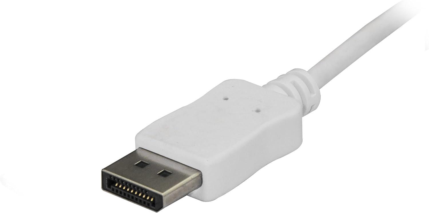 imageStarTechcom USBC to DisplayPort 12 Adapter Cable 6ft 4K 60Hz USB C to DP HBR2 Cable USB TypeC DP Alt Mode to DP Monitor Video Cable Thunderbolt 3 Black CDP2DPMM6Bwhite
